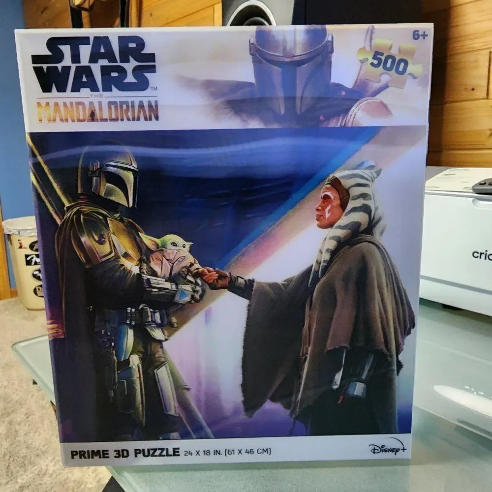 Disney Star Wars The Mandalorian Prime 3D Puzzle 500 Pieces Featuring As…